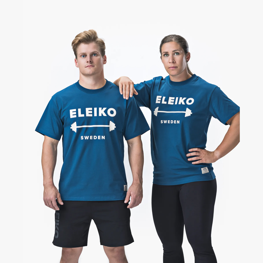 WEB - Eleiko 1957 T-shirt, Unisex, Blue - Hero Image