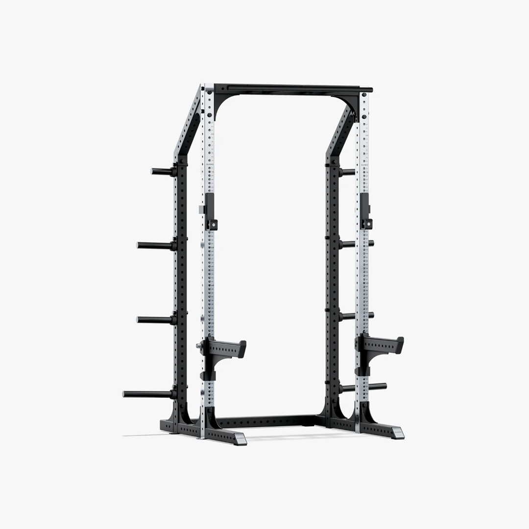 WEB - Eleiko Prestera Double Half Rack, with Stainless Steel Uprights - 1